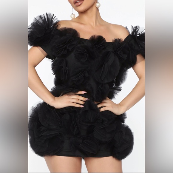 floral tulle dress - Picture 3 of 4